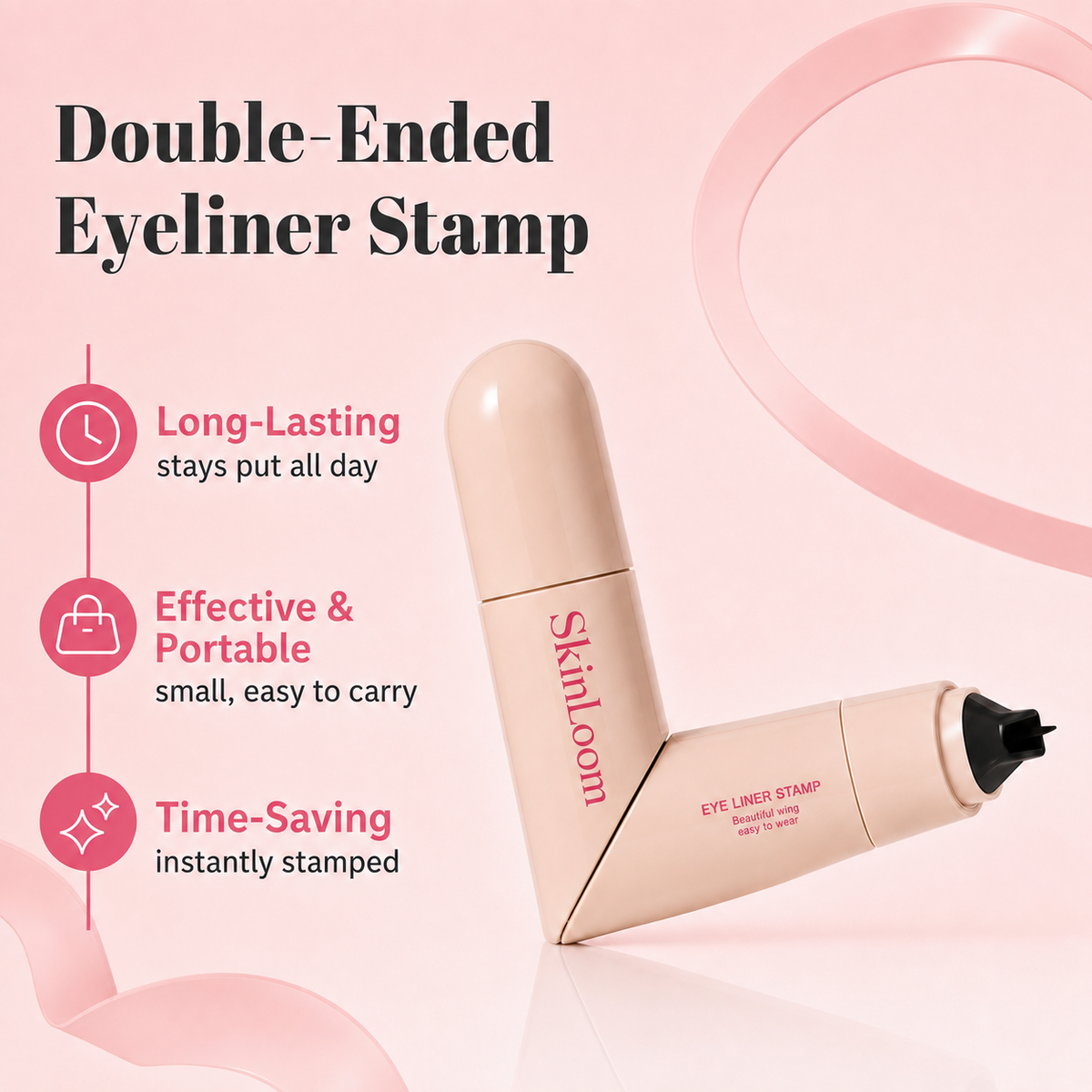 Waterproof Double-Wing Eyeliner Stamp