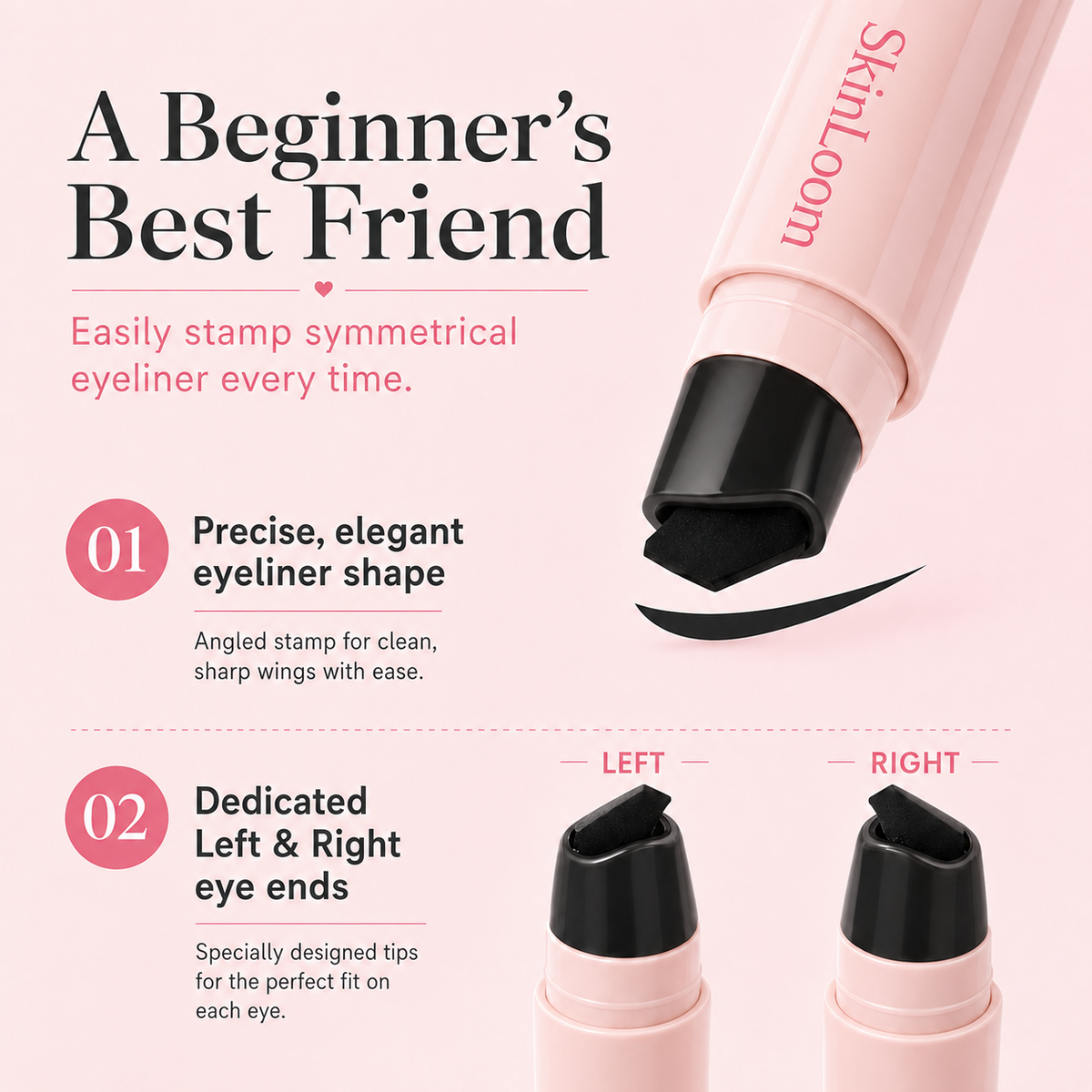 Waterproof Double-Wing Eyeliner Stamp